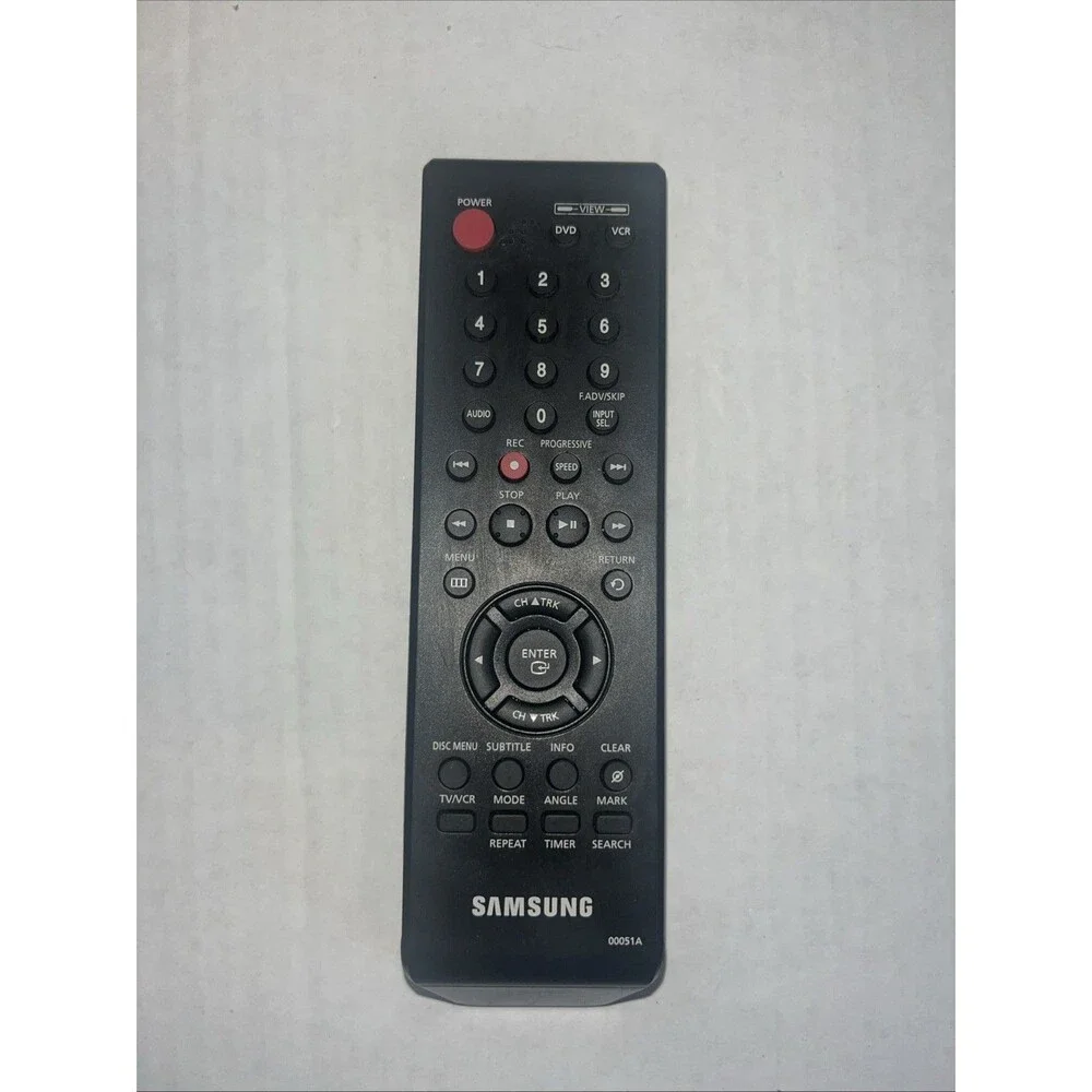 Original SAMSUNG 00051A DVD VCR Combo Remote Control DVDV5650B DVDV5650 DVDV5600